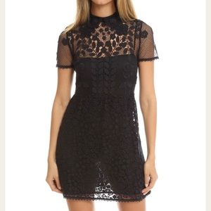 RED Valentino Navy Blue Lace Dress